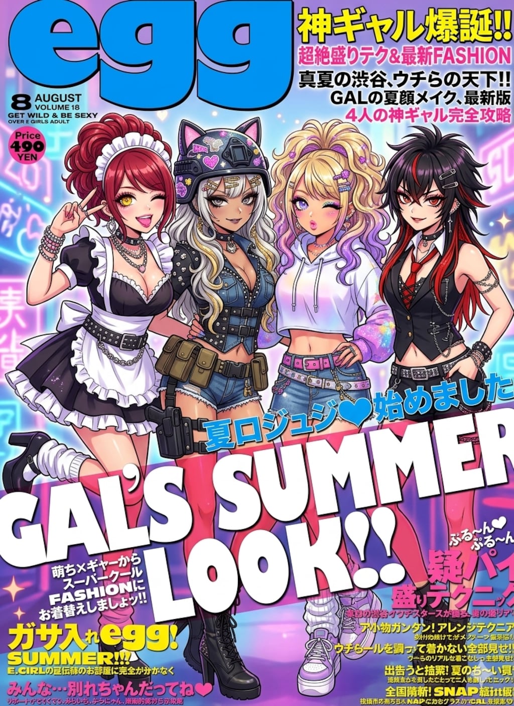 渋谷ギャルの日（ウチの子４人組）