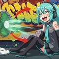 初音ミクと扇風機 3枚目