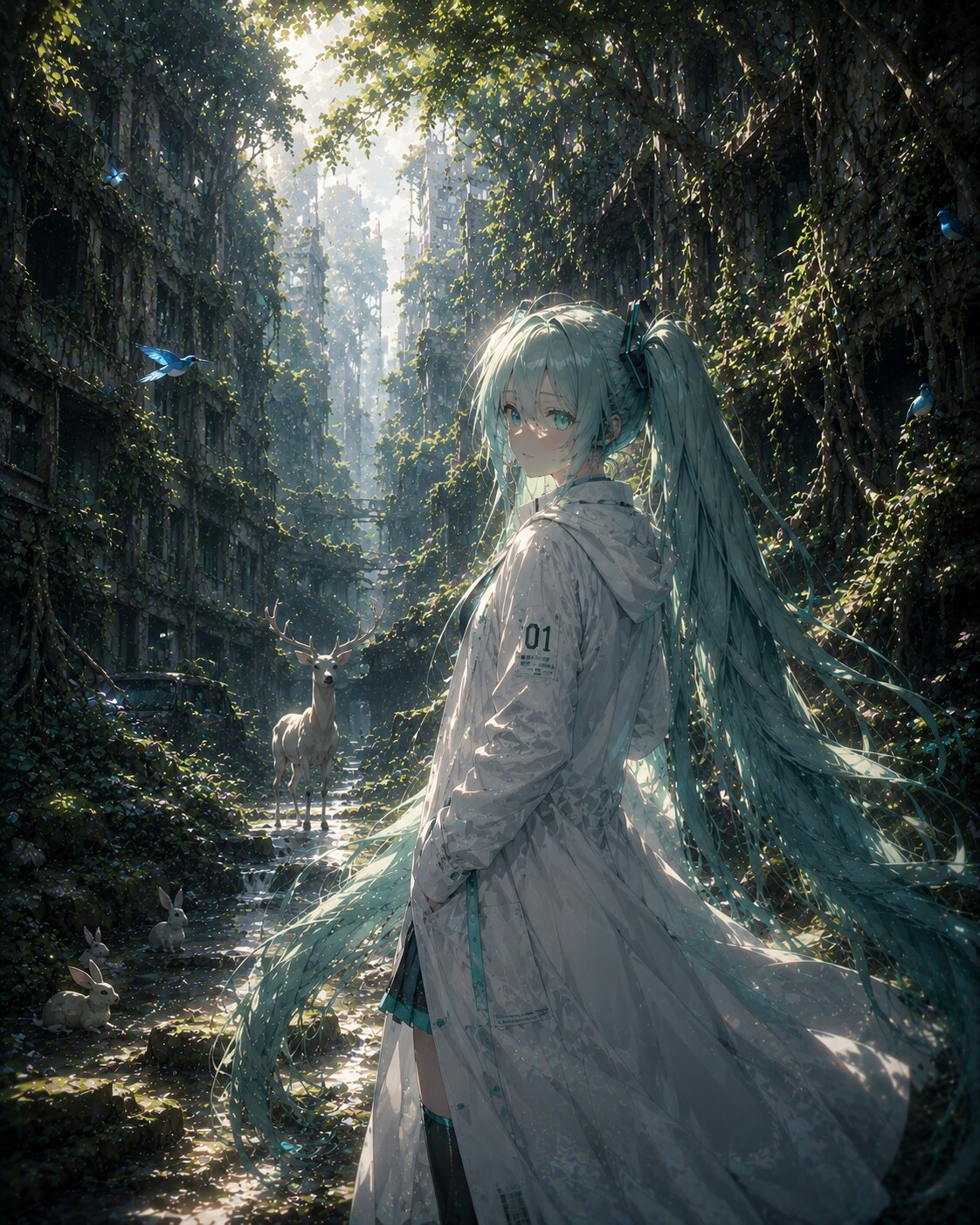 白き少女と最後の楽園 | の人気AIイラスト・グラビア