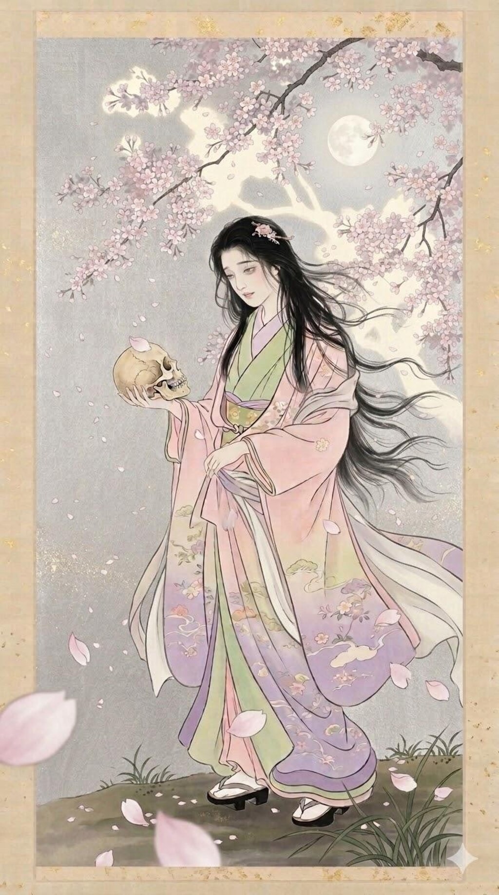 春色のお着物
