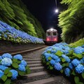 紫陽花列車 3枚目
