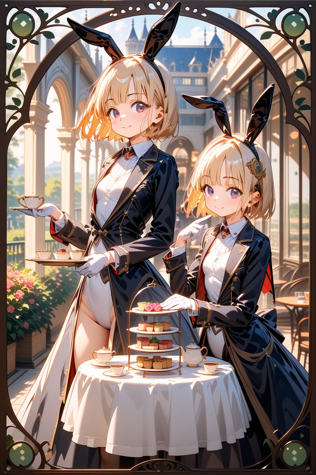 タキシード女子 + バニー 3