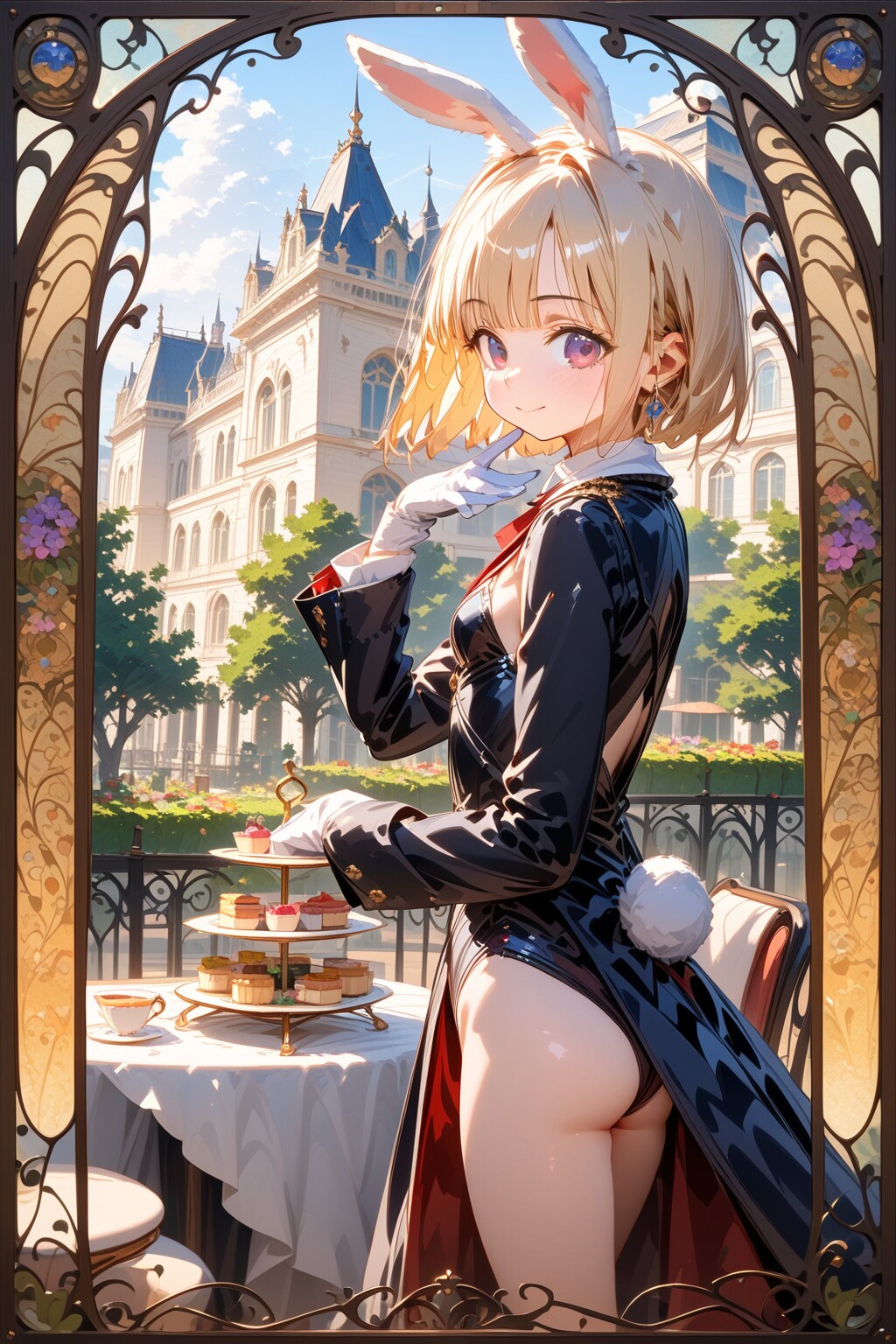 タキシード女子 + バニー 3