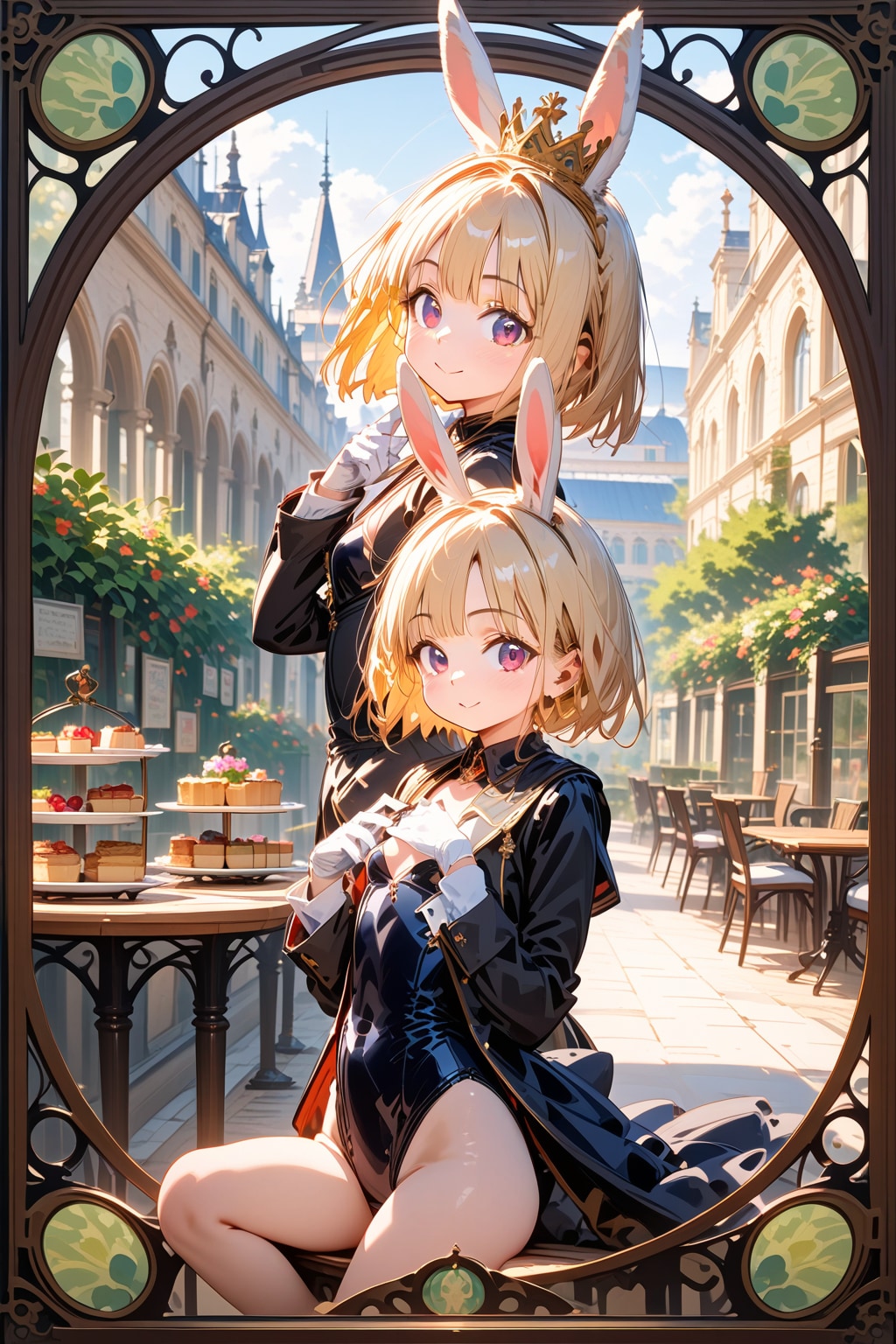 タキシード女子 + バニー 3