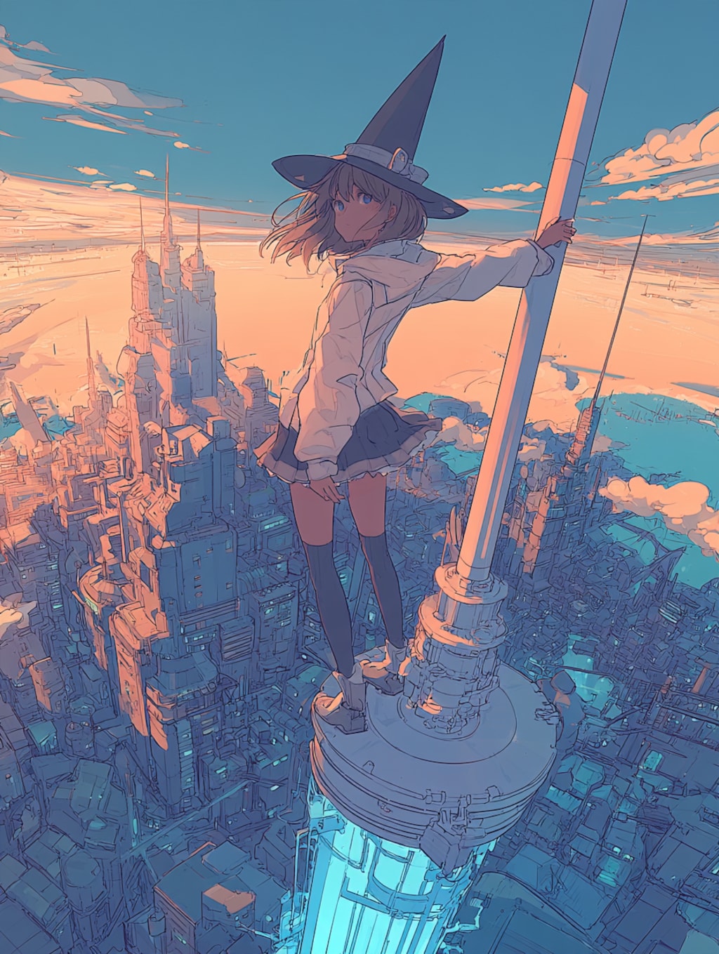 夕暮れ