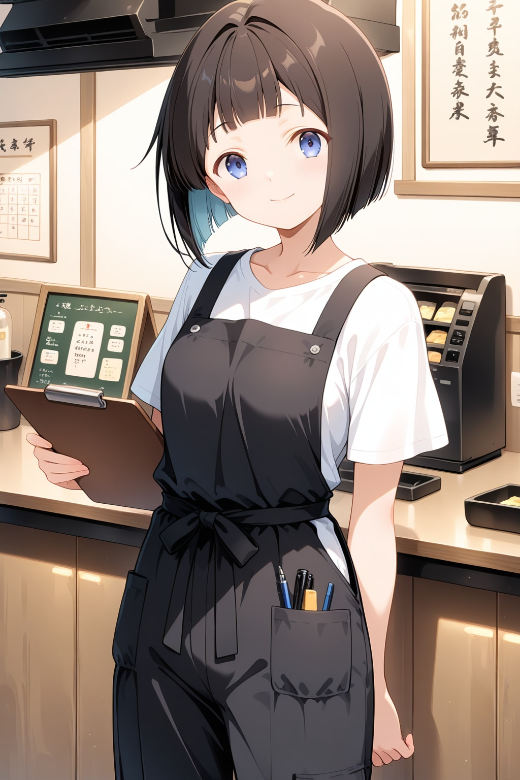 居酒屋でバイト中のゆあ