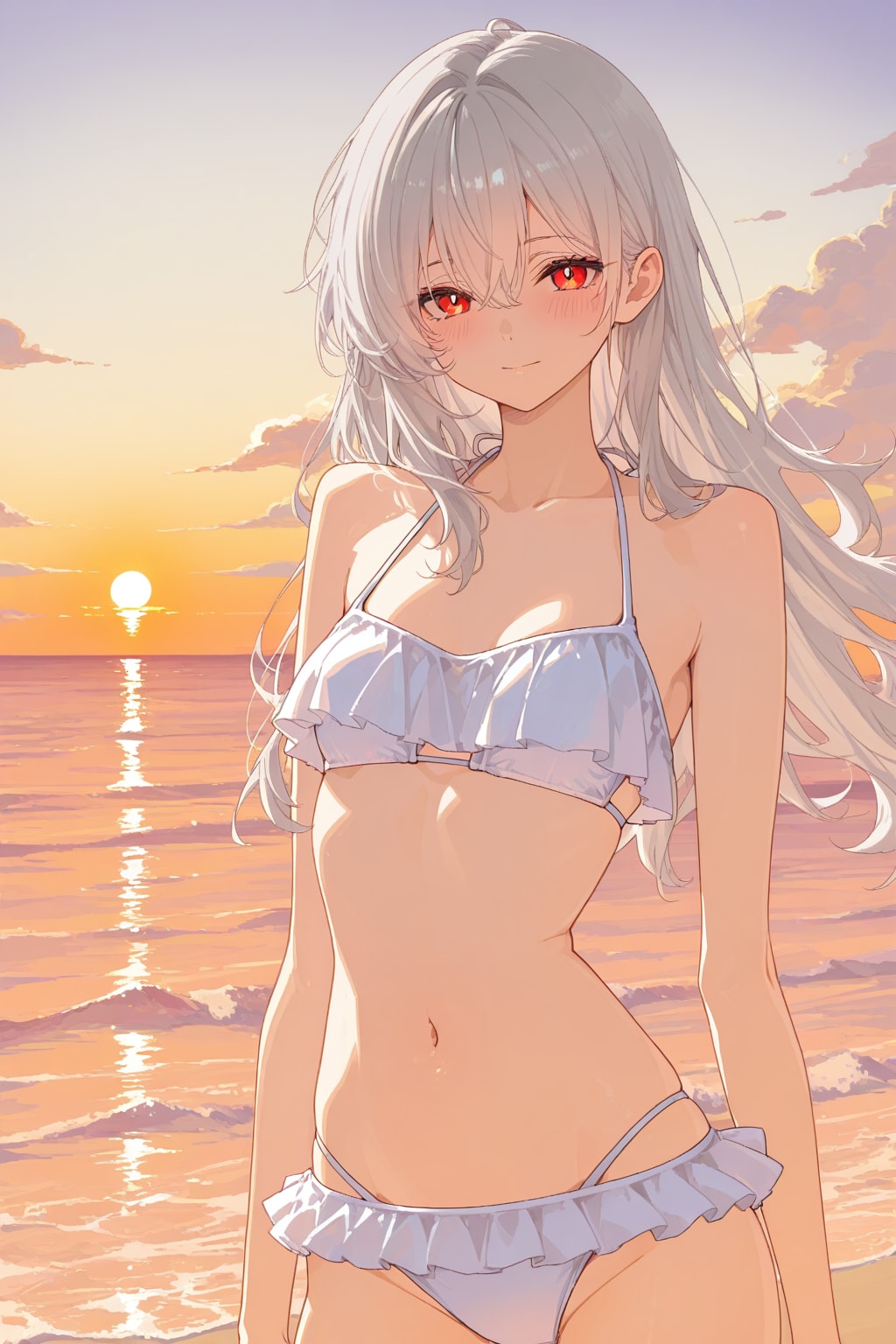 夕暮れ海ガール_2026/07/01