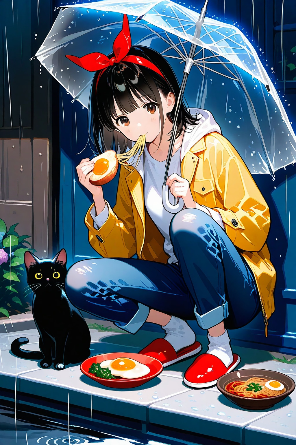 朝、家を追い出された危機 | の人気AIイラスト・グラビア