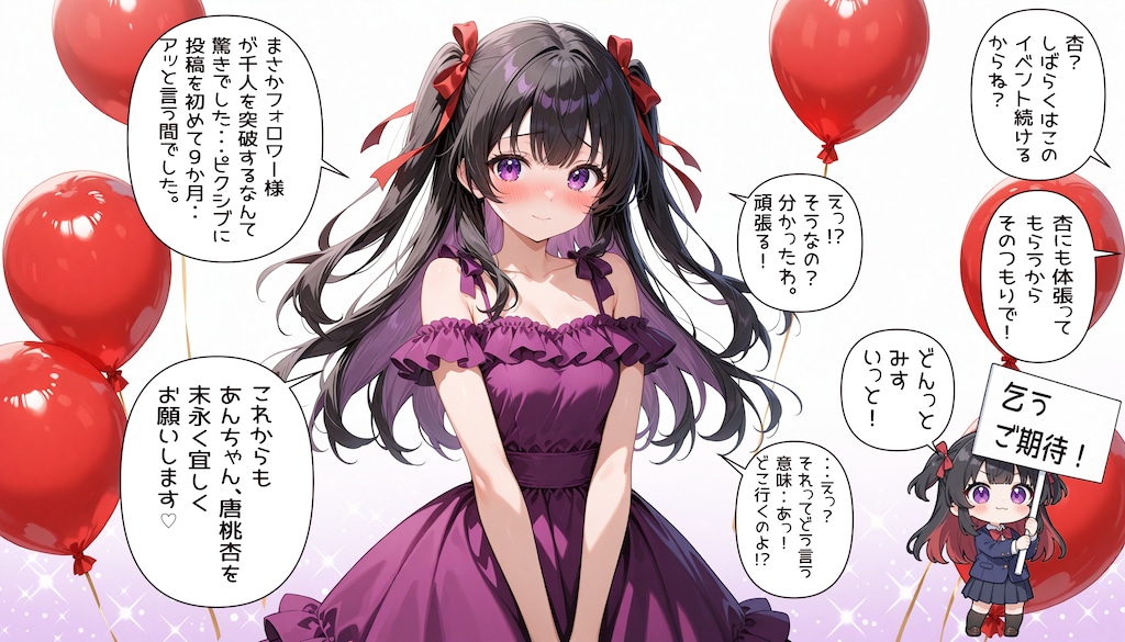 pixivにてフォロワー1000人突破しました！