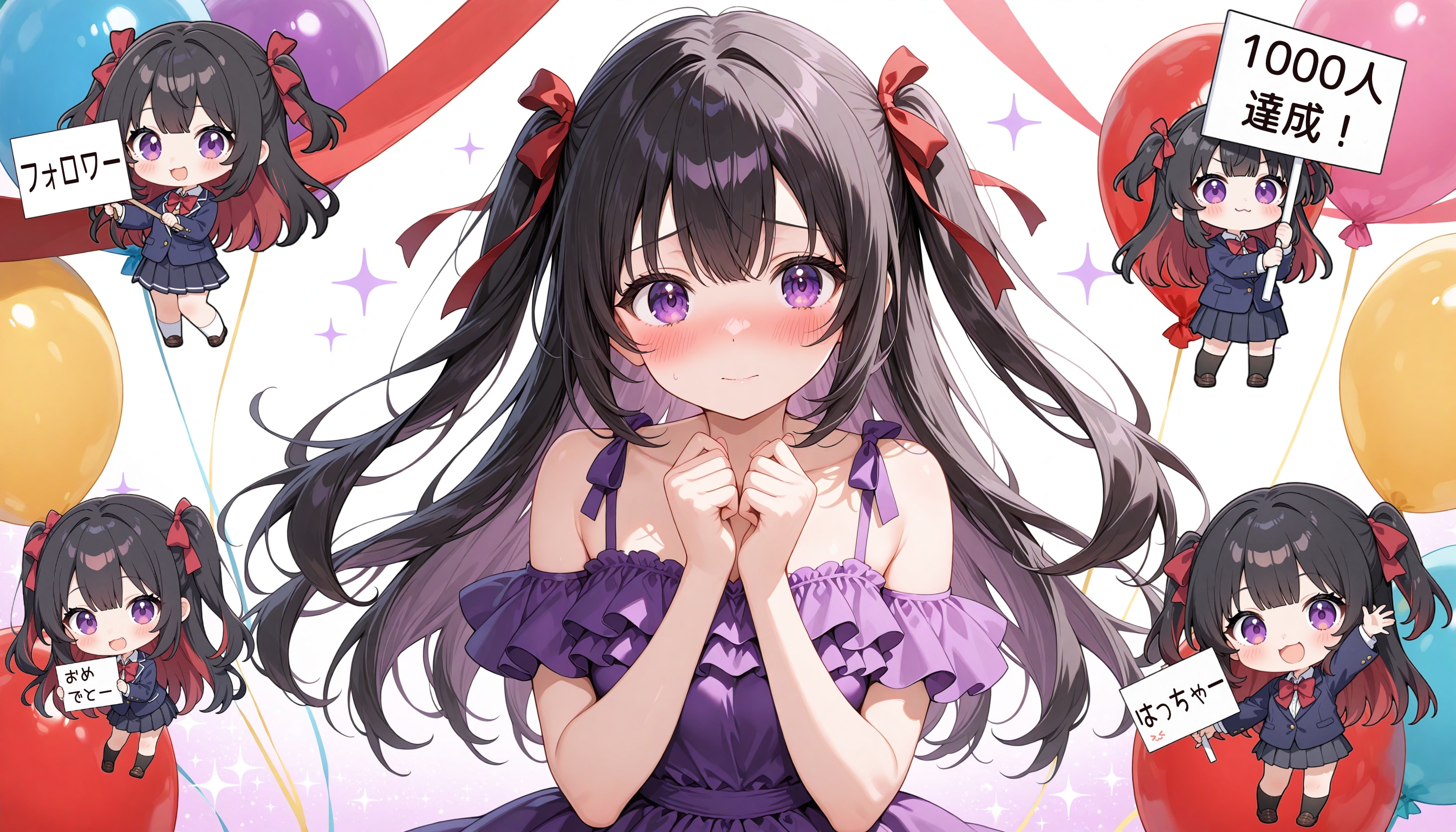 pixivにてフォロワー1000人突破しました！