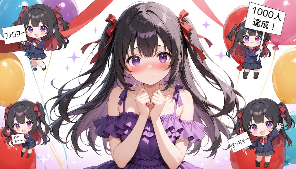 pixivにてフォロワー1000人突破しました！