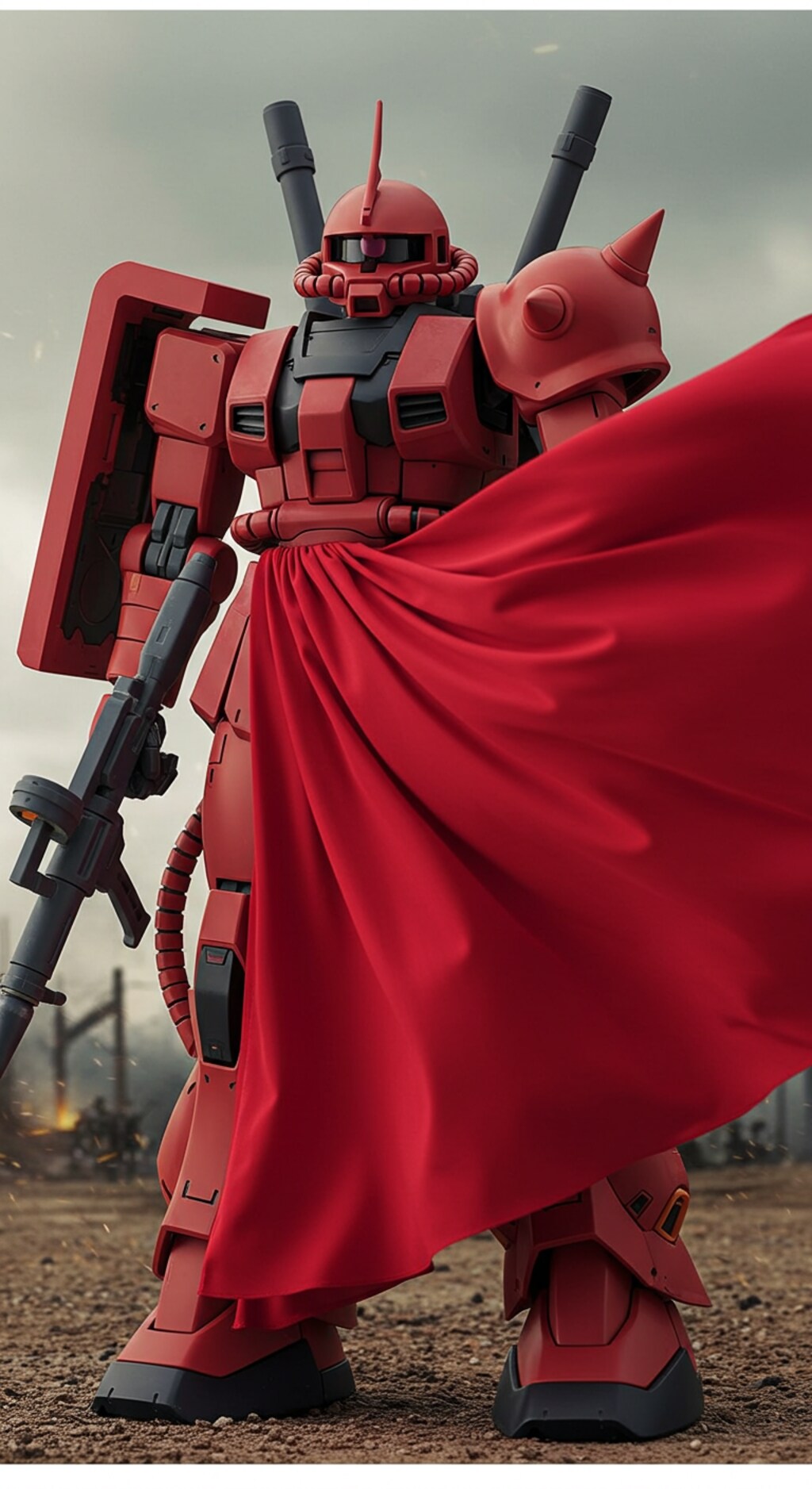 打倒スカート付き