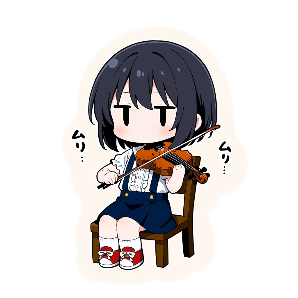 ヴァイオリンを弾いてみる