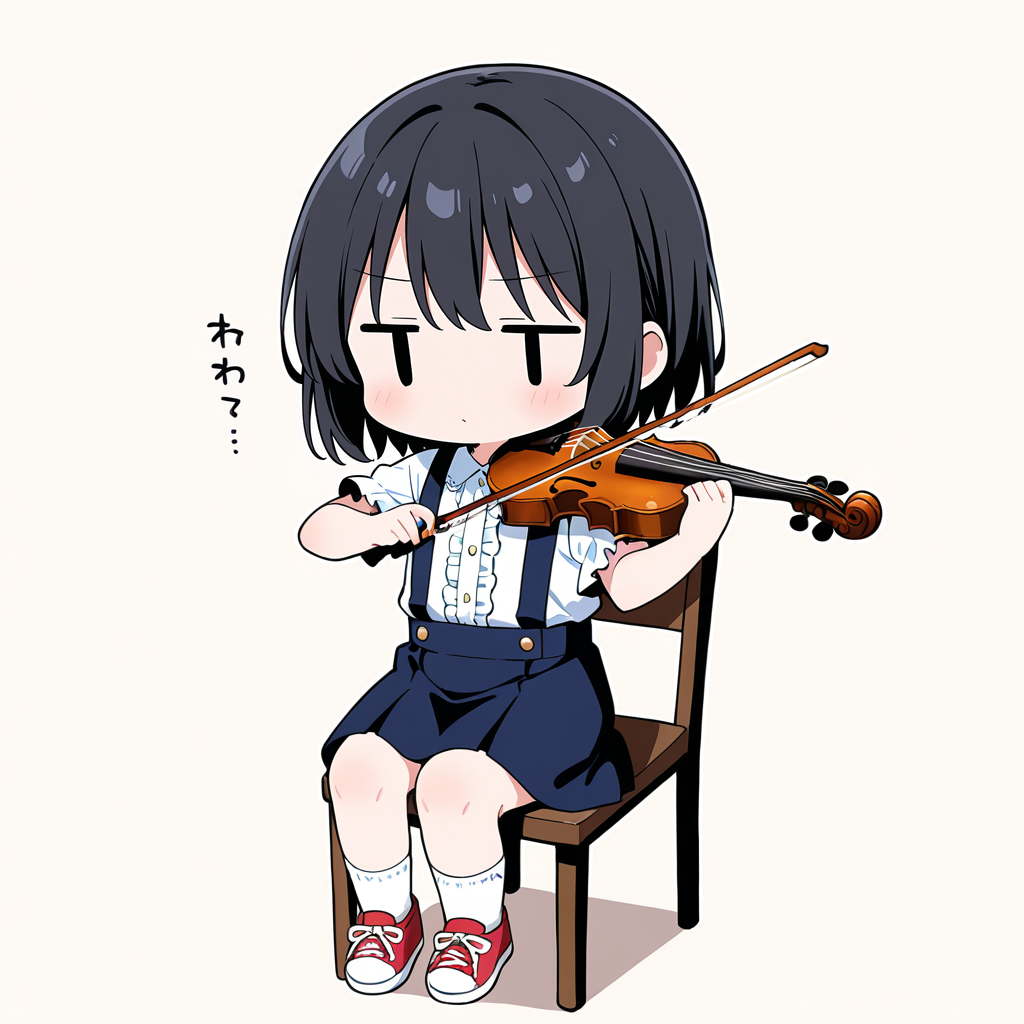 ヴァイオリンを弾いてみる