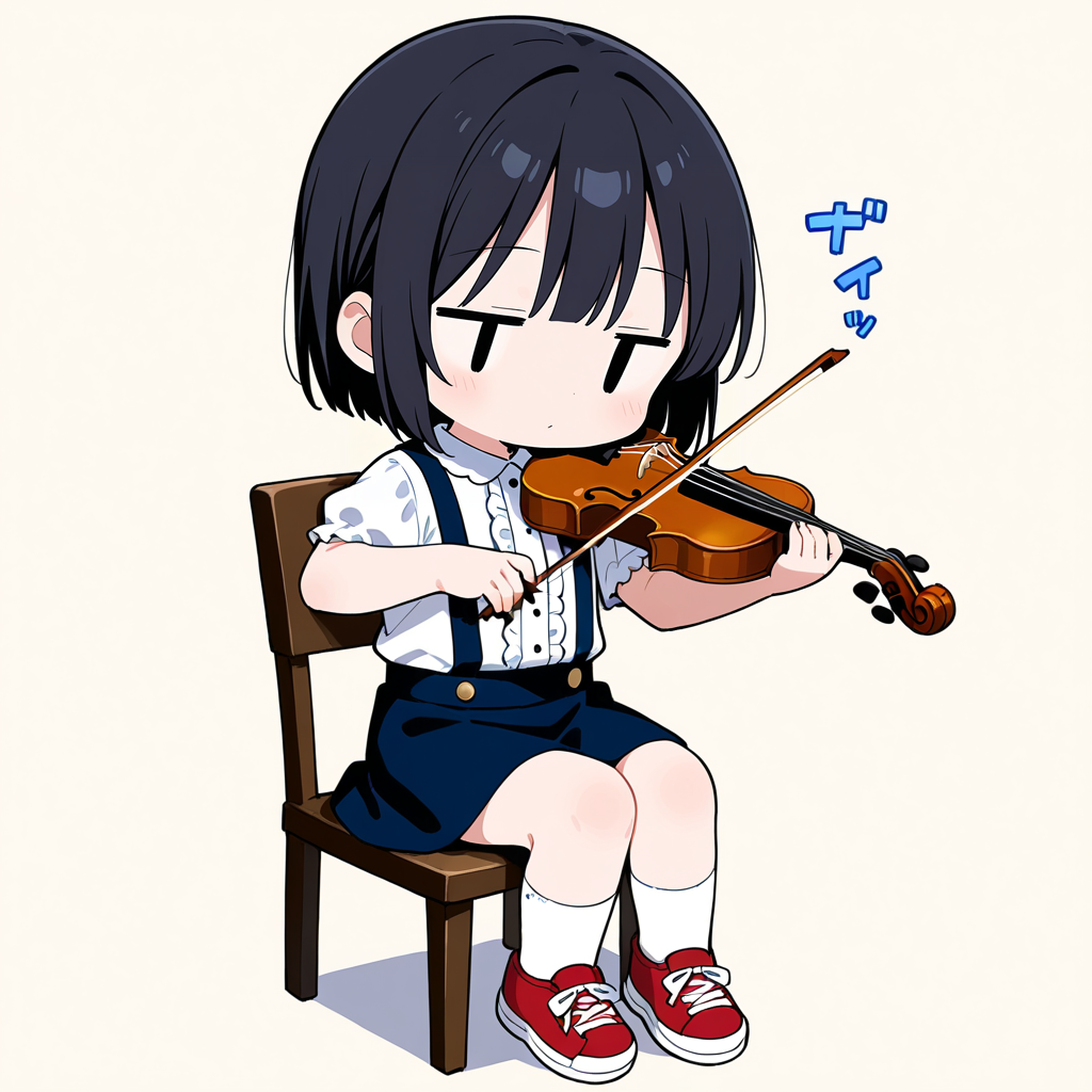 ヴァイオリンを弾いてみる