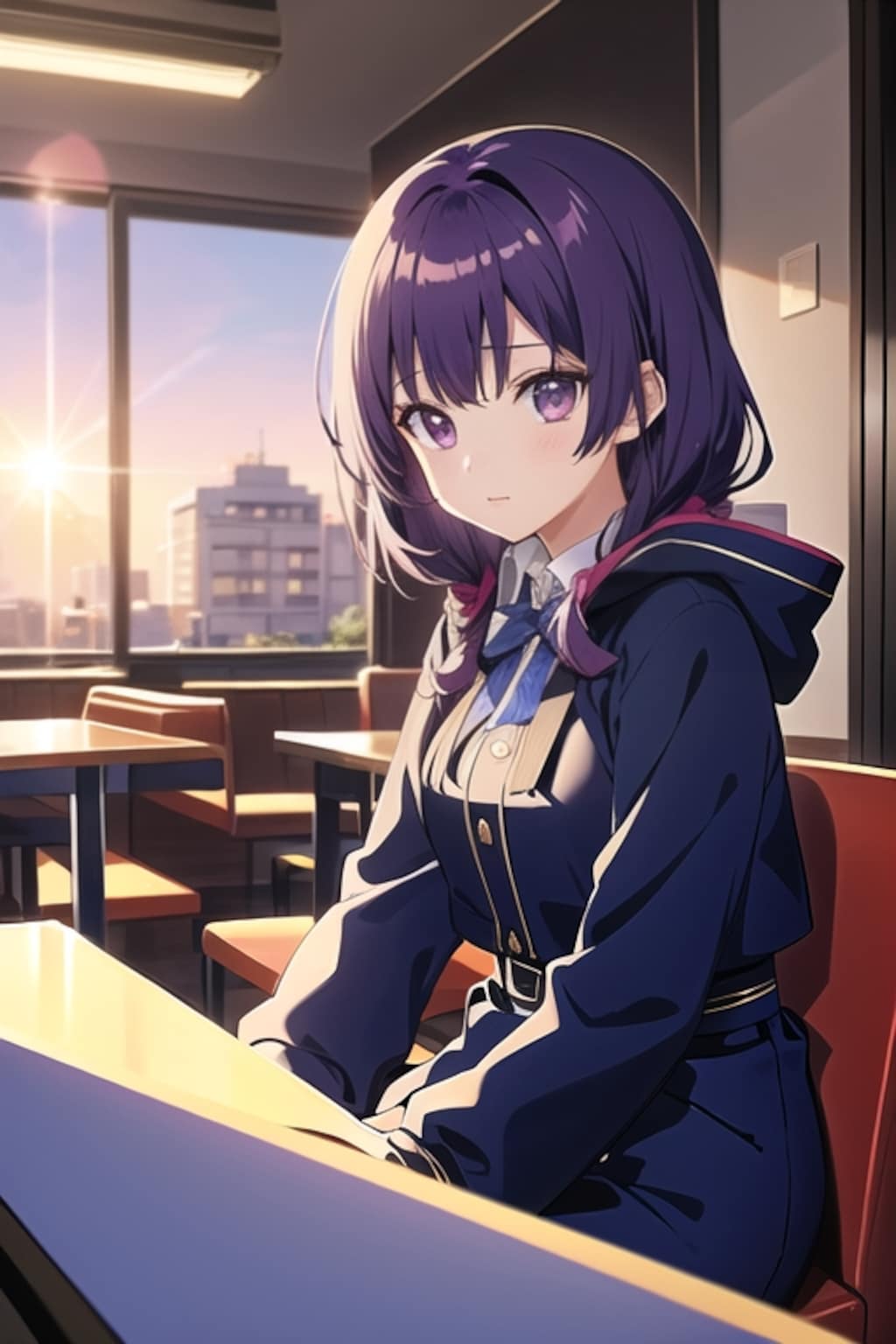 朝方のレストラン?