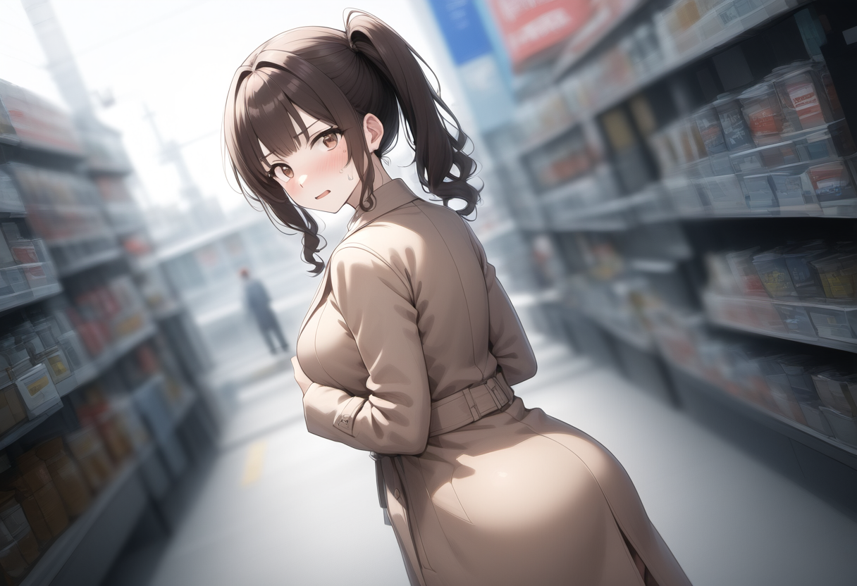 コートの下は・・・