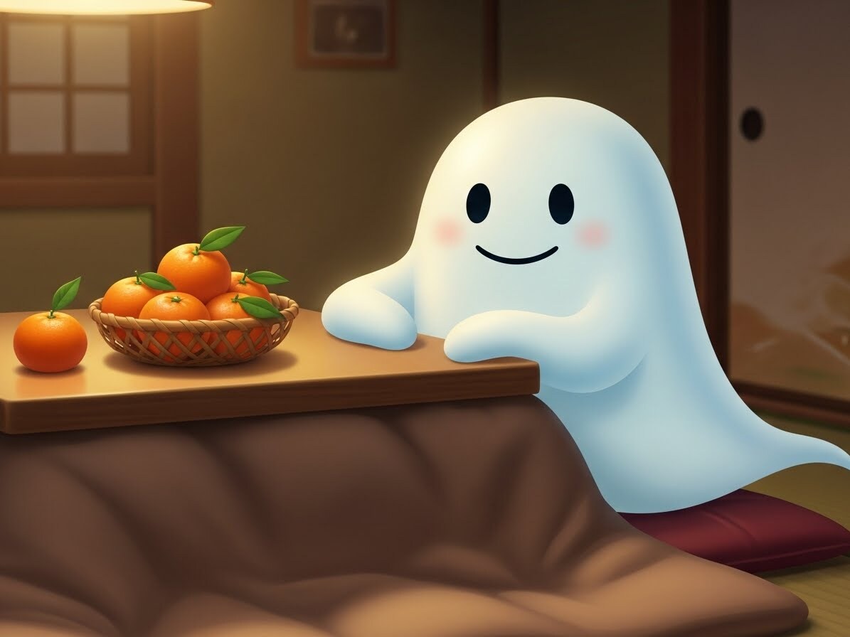 炬燵と蜜柑とお化けさん | の人気AIイラスト・グラビア