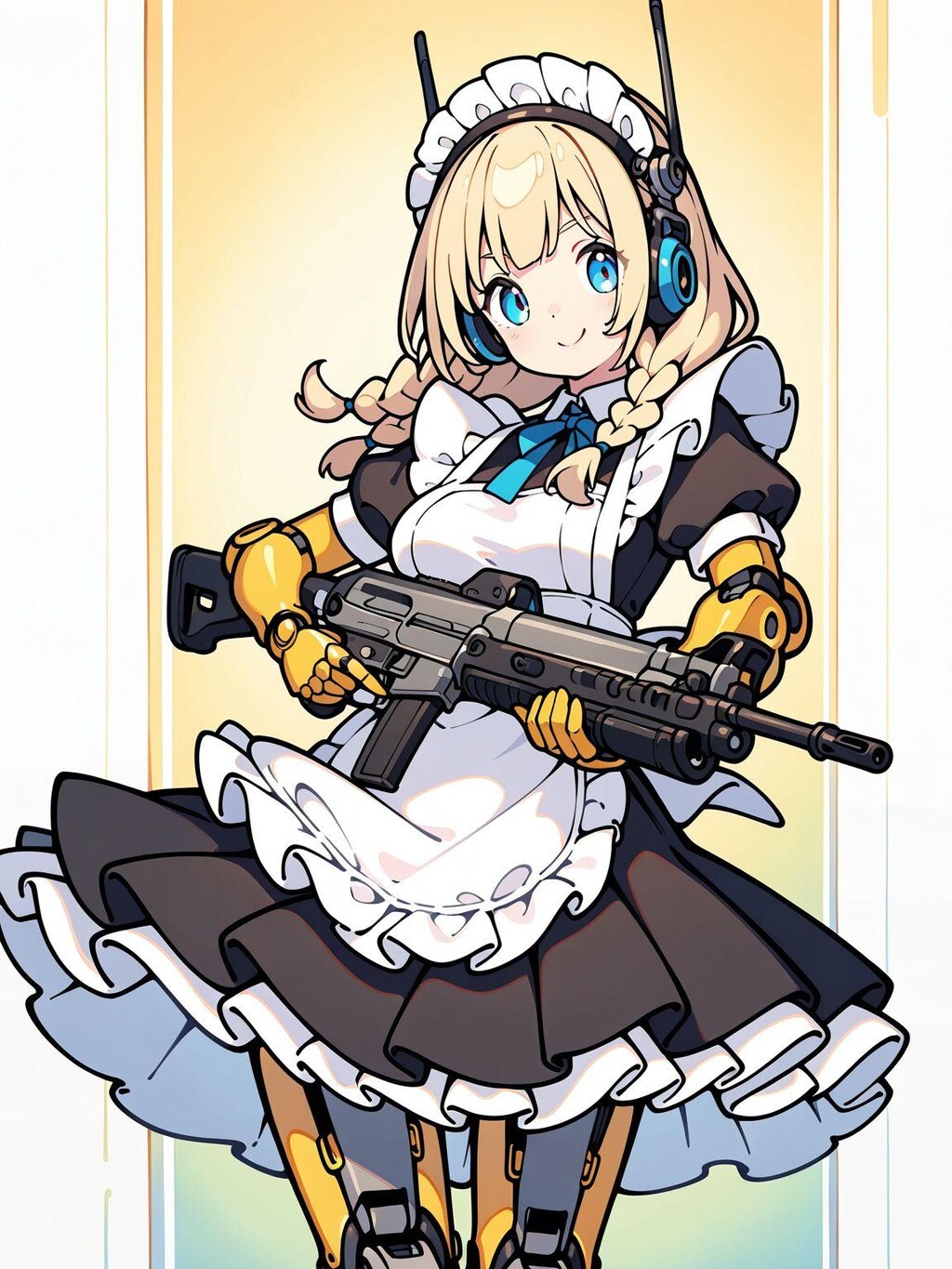 メイド服と突撃銃
