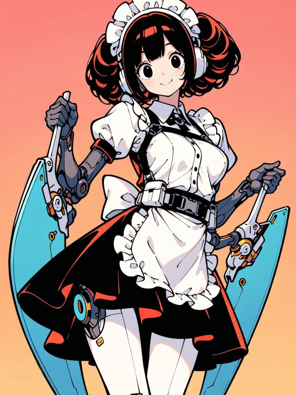 メイド服と突撃銃