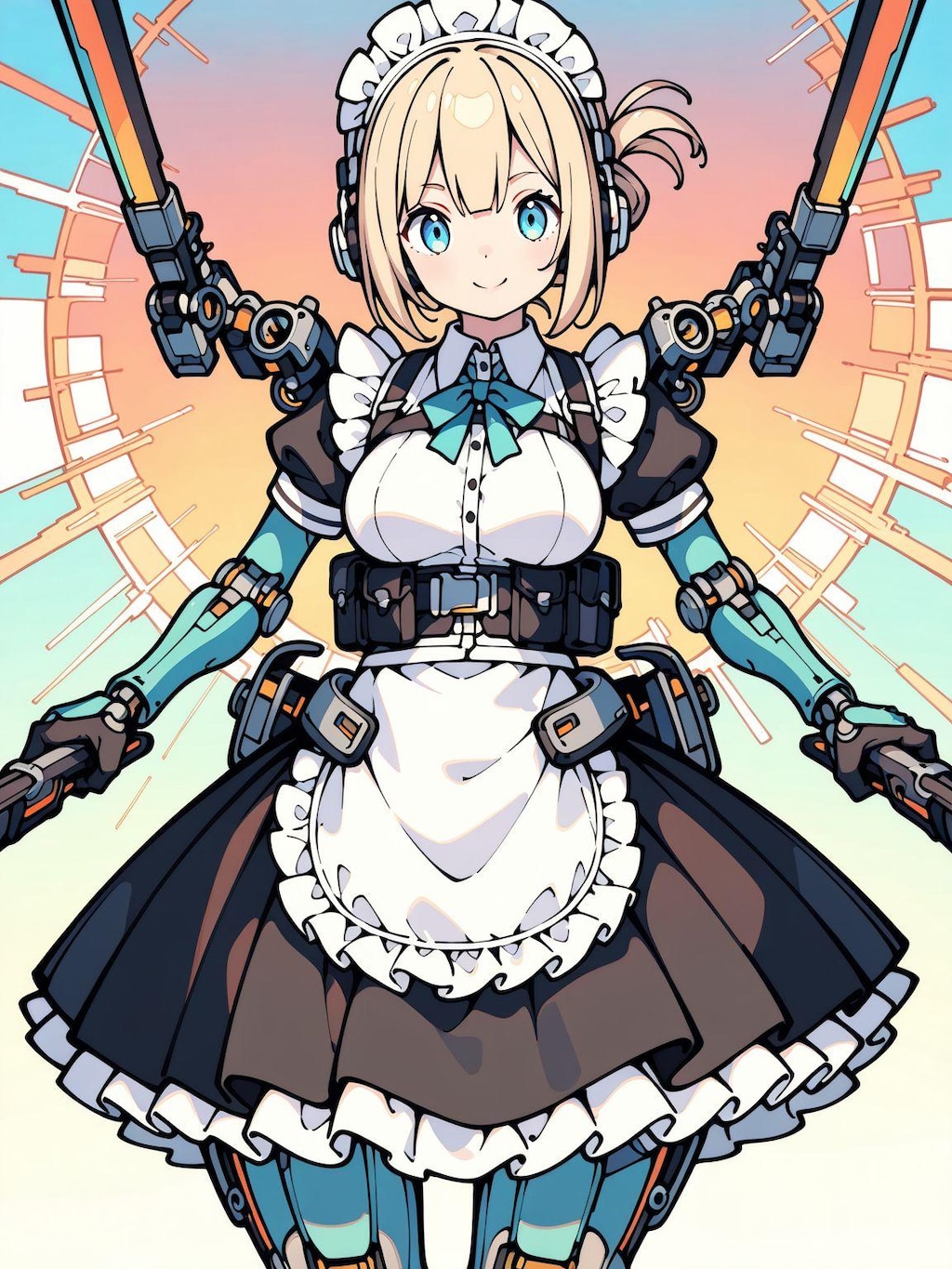 メイド服と突撃銃