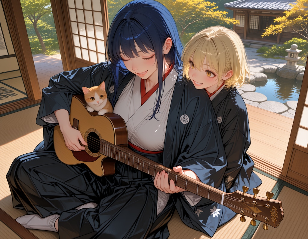 和の心と弦の音色。きなことこはくと奏でる、秋の日の特別な和奏あい！