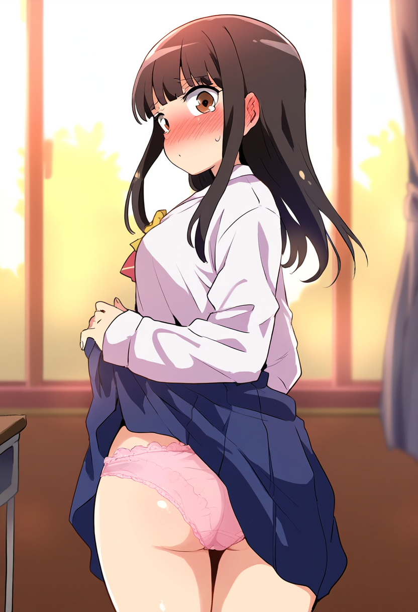 女子高生のかわいいお尻♡ (4)
