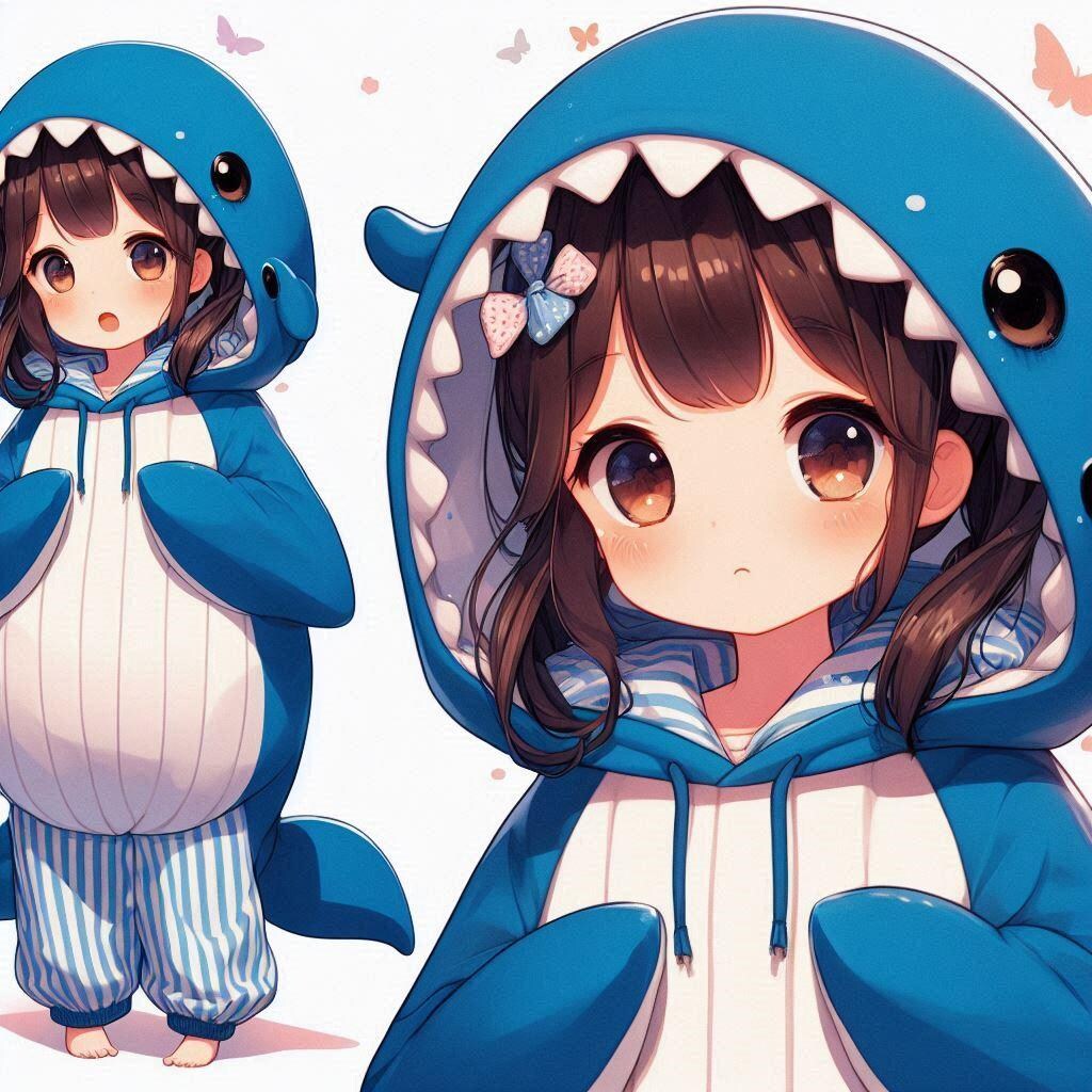 クジラ着ぐるみパジャマ