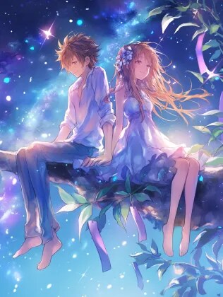 現代風の織姫と彦星 | の人気AIイラスト・グラビア