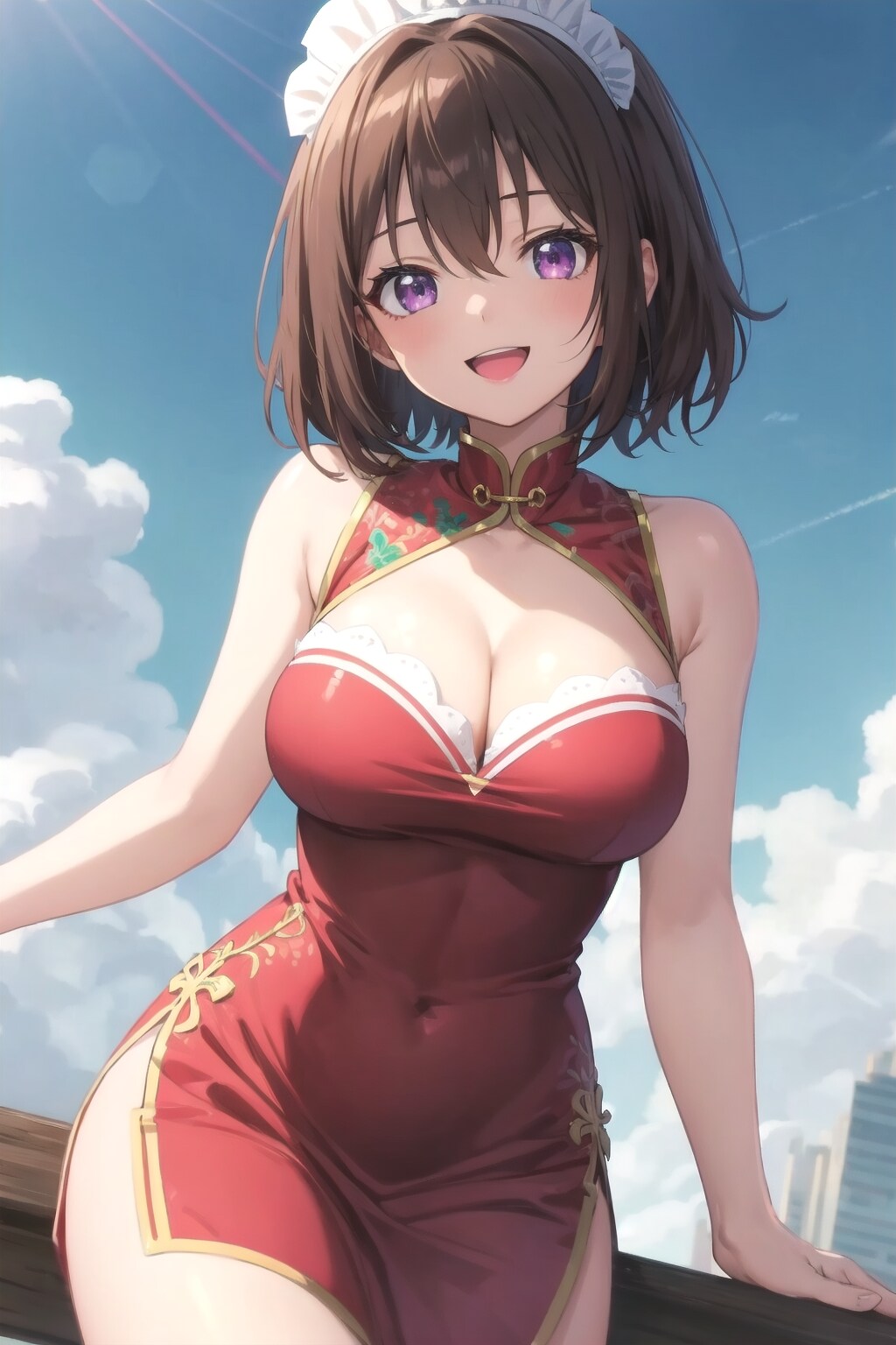 ご主人様、似合ってますかね…？