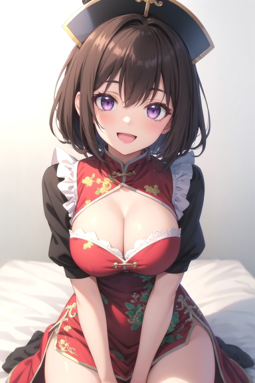 ご主人様、似合ってますかね…？