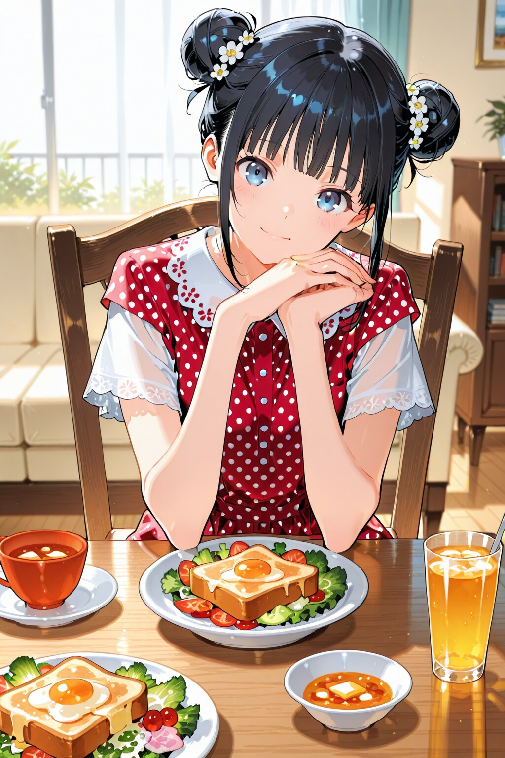おだんごちゃん🍡✨と朝ごはん🍚✨　6/14