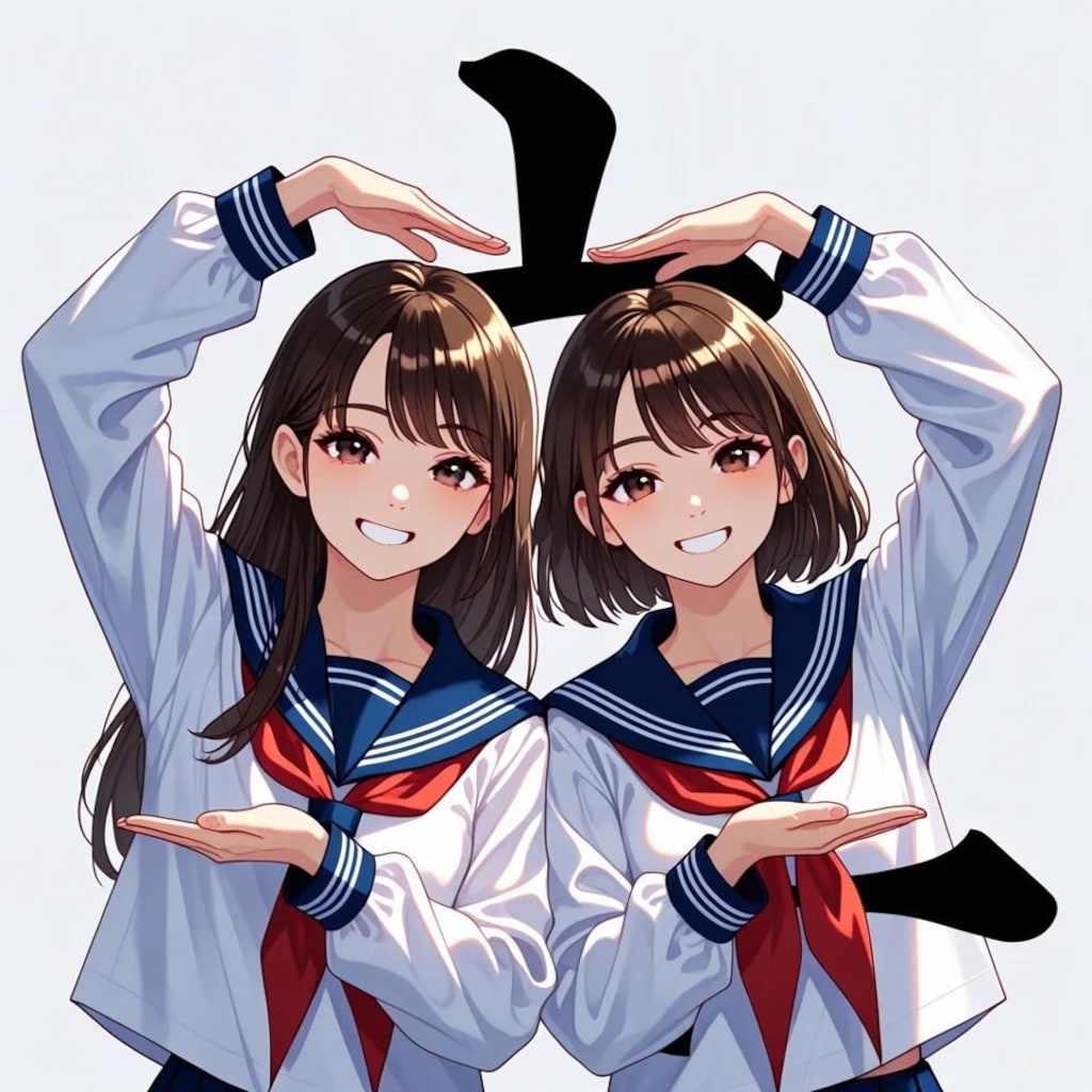 双子で”双”の字