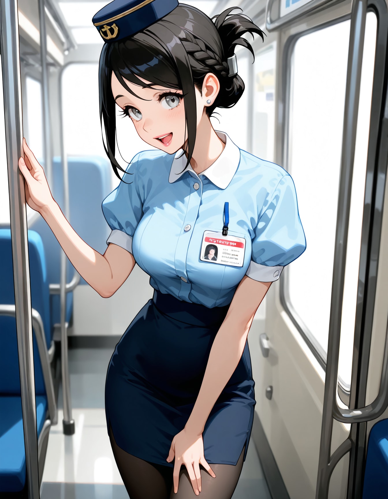 ネタ用キャラ: バスガイドのお姉さん