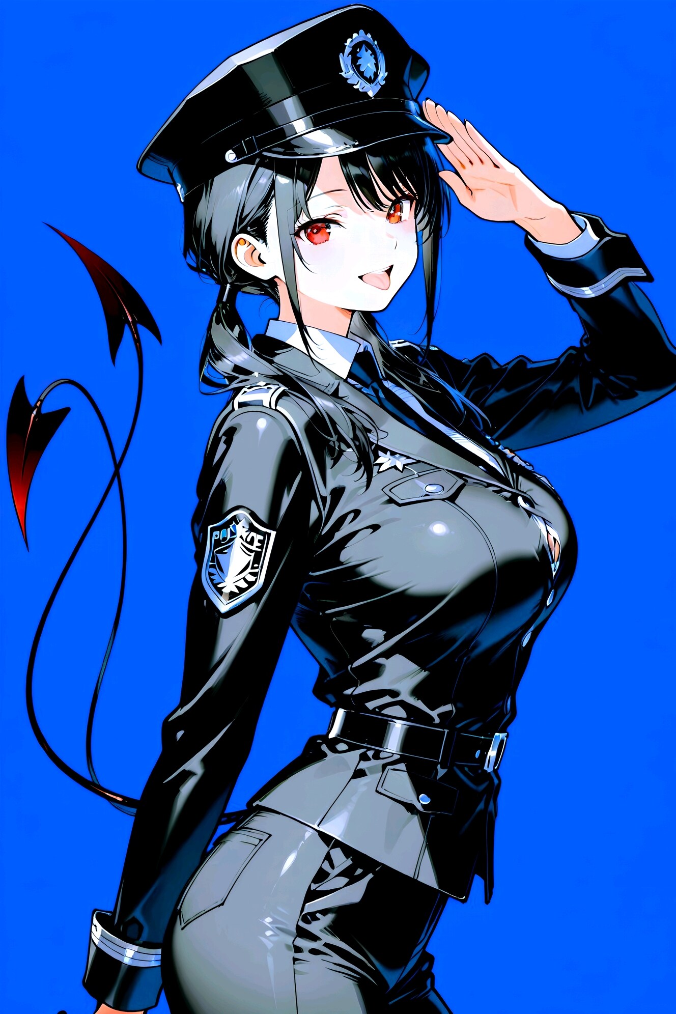 デビルテール婦警さん | の人気AIイラスト・グラビア