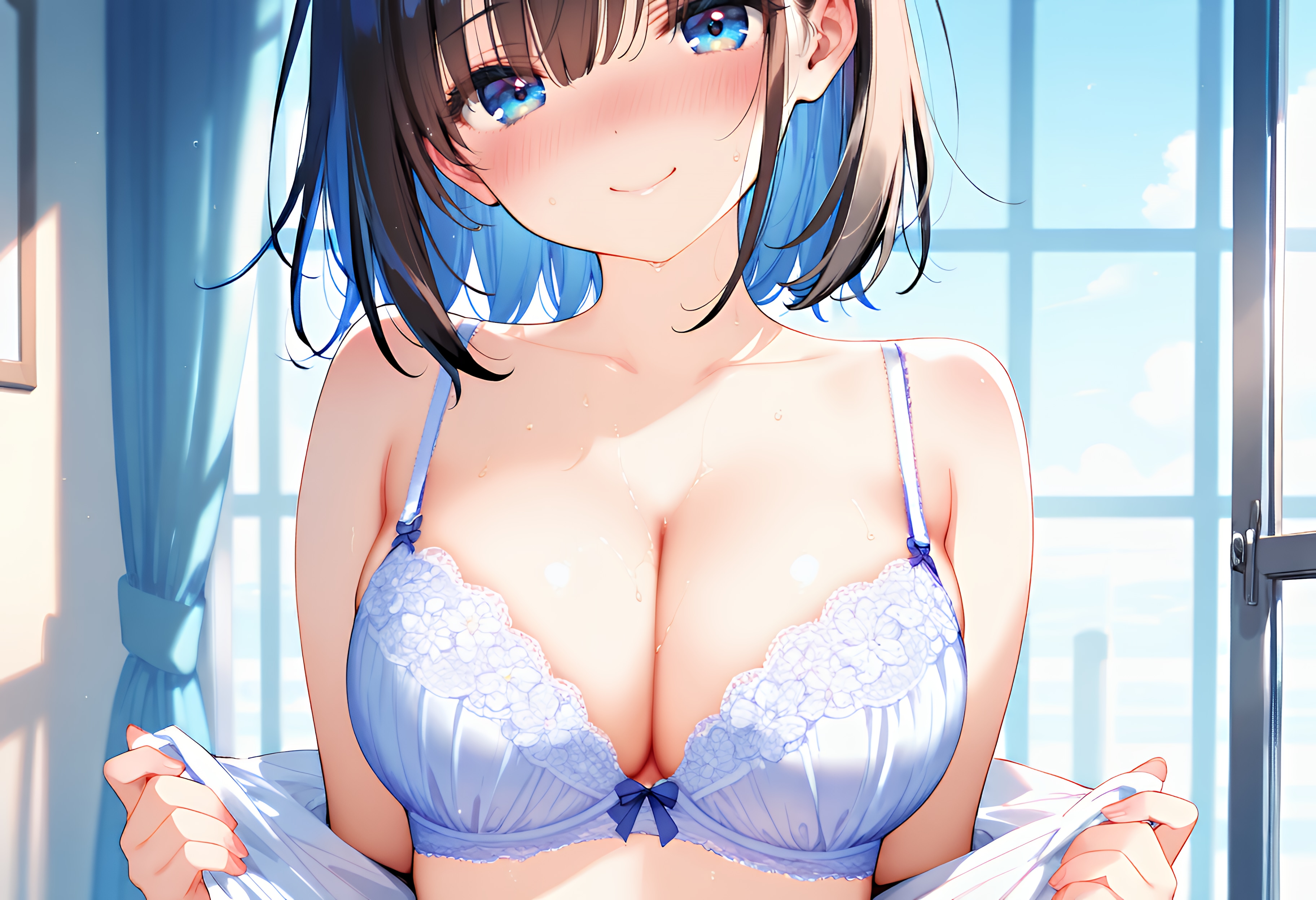 白の膨らみ