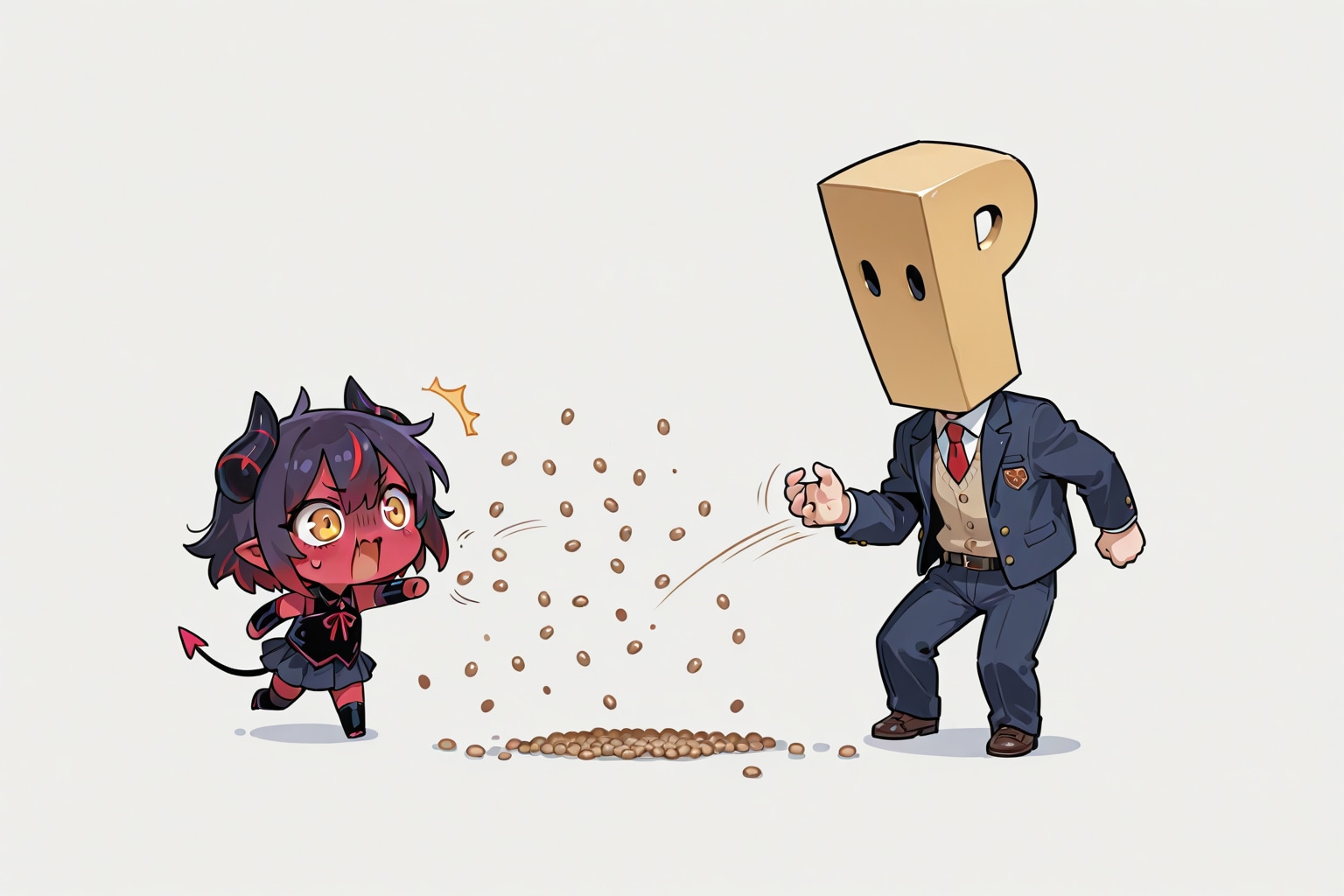 ま、豆まき‥‥？ | の人気AIイラスト・グラビア