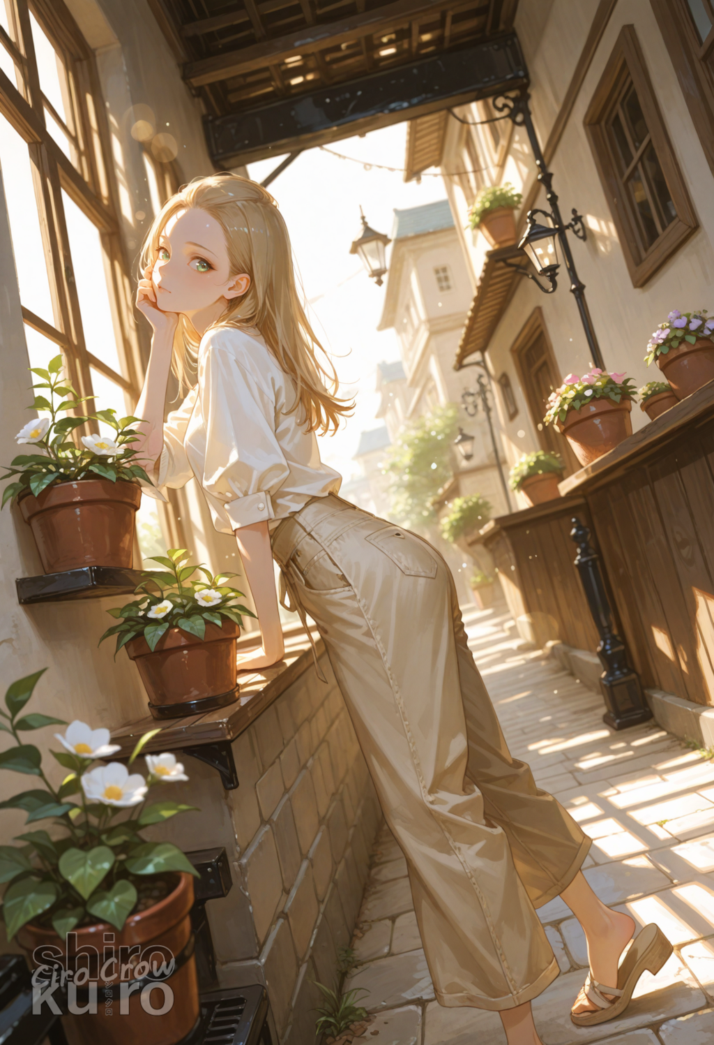 ワイドパンツ