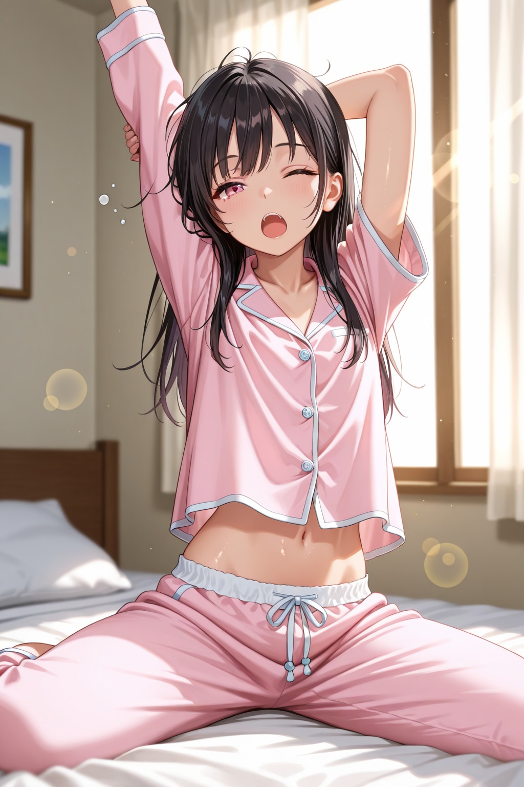 「ふわぁ～・・・ねむいぃ・・・オヤスミ」