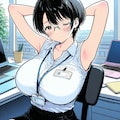 なかなか仕事おわらないなぁ 3枚目