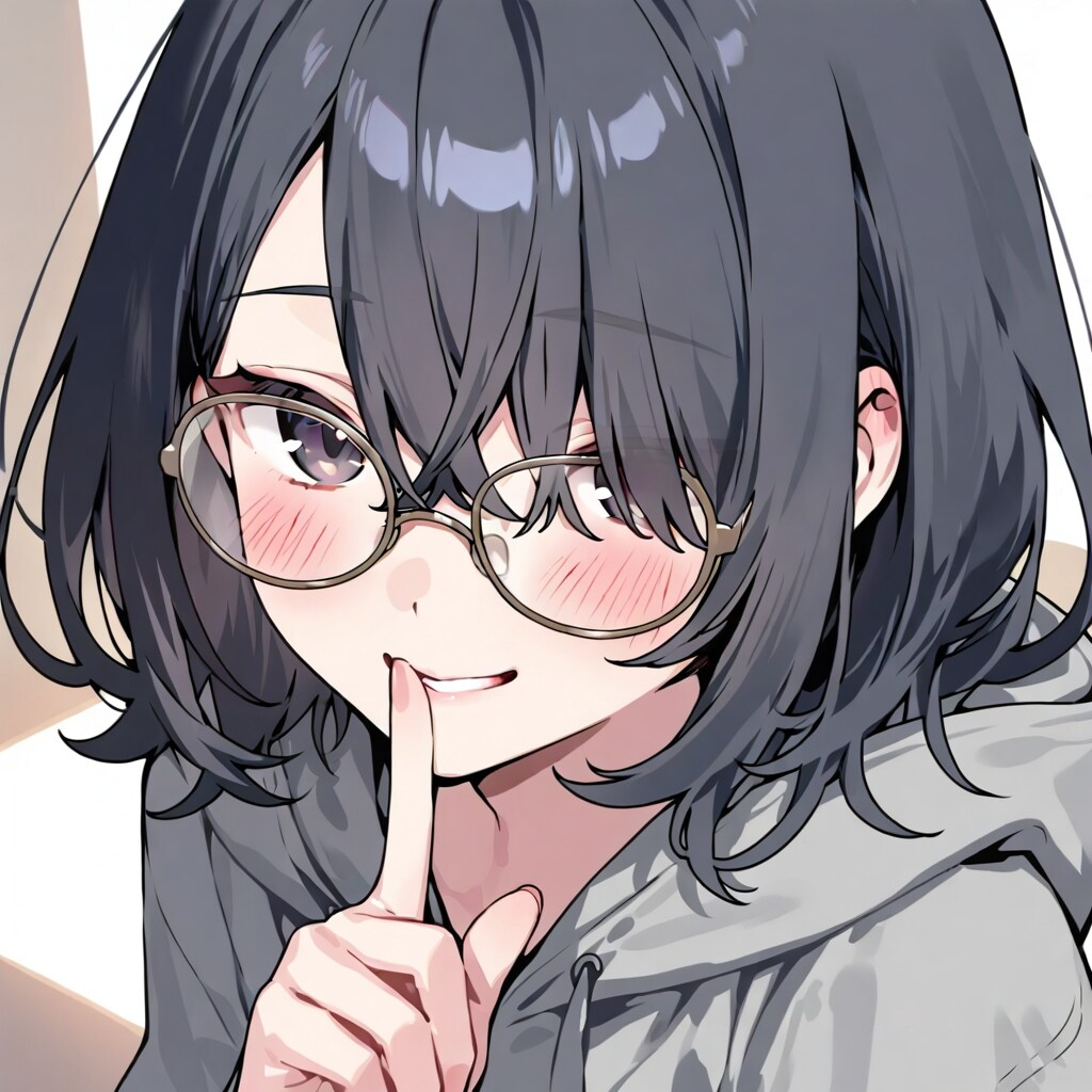 しーっ！すみれちゃん | の人気AIイラスト・グラビア