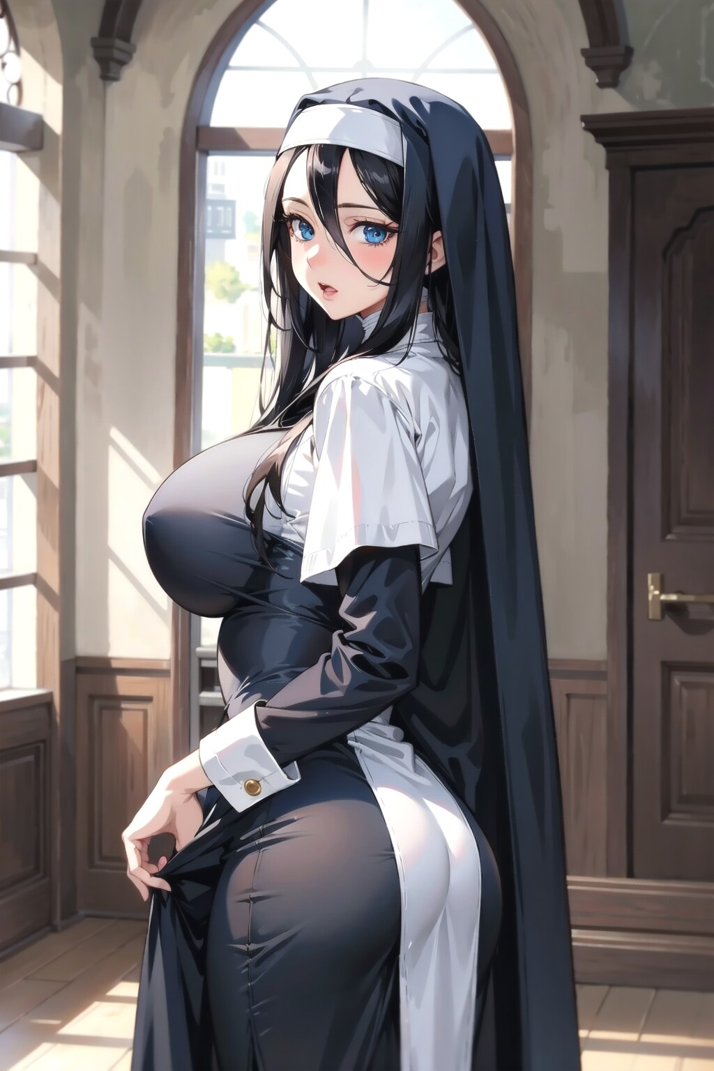 噂の美人シスター