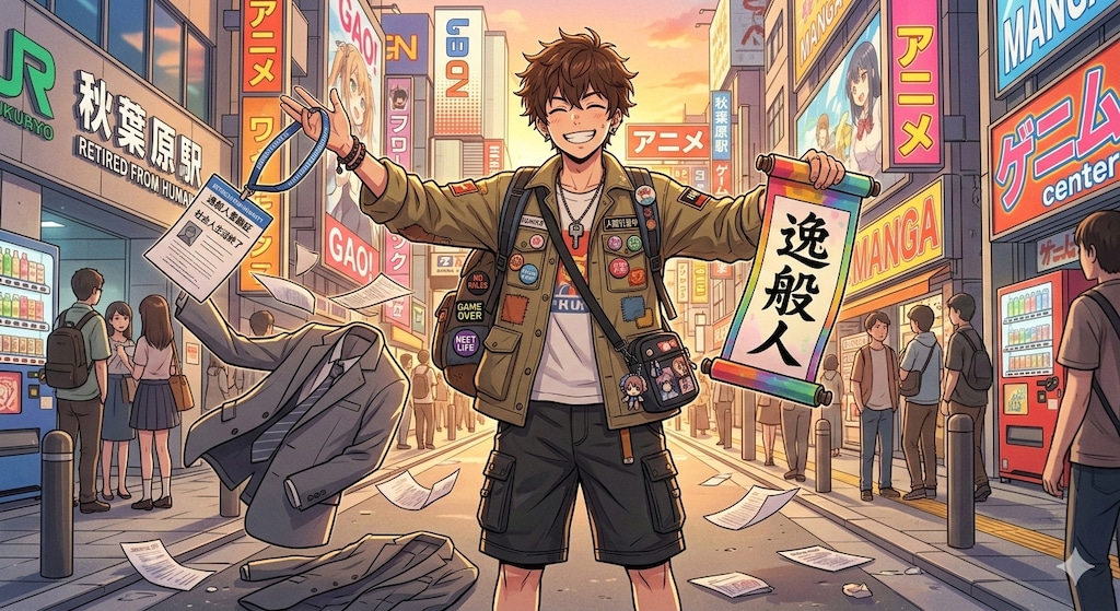 人間を引退して逸般人になる若者