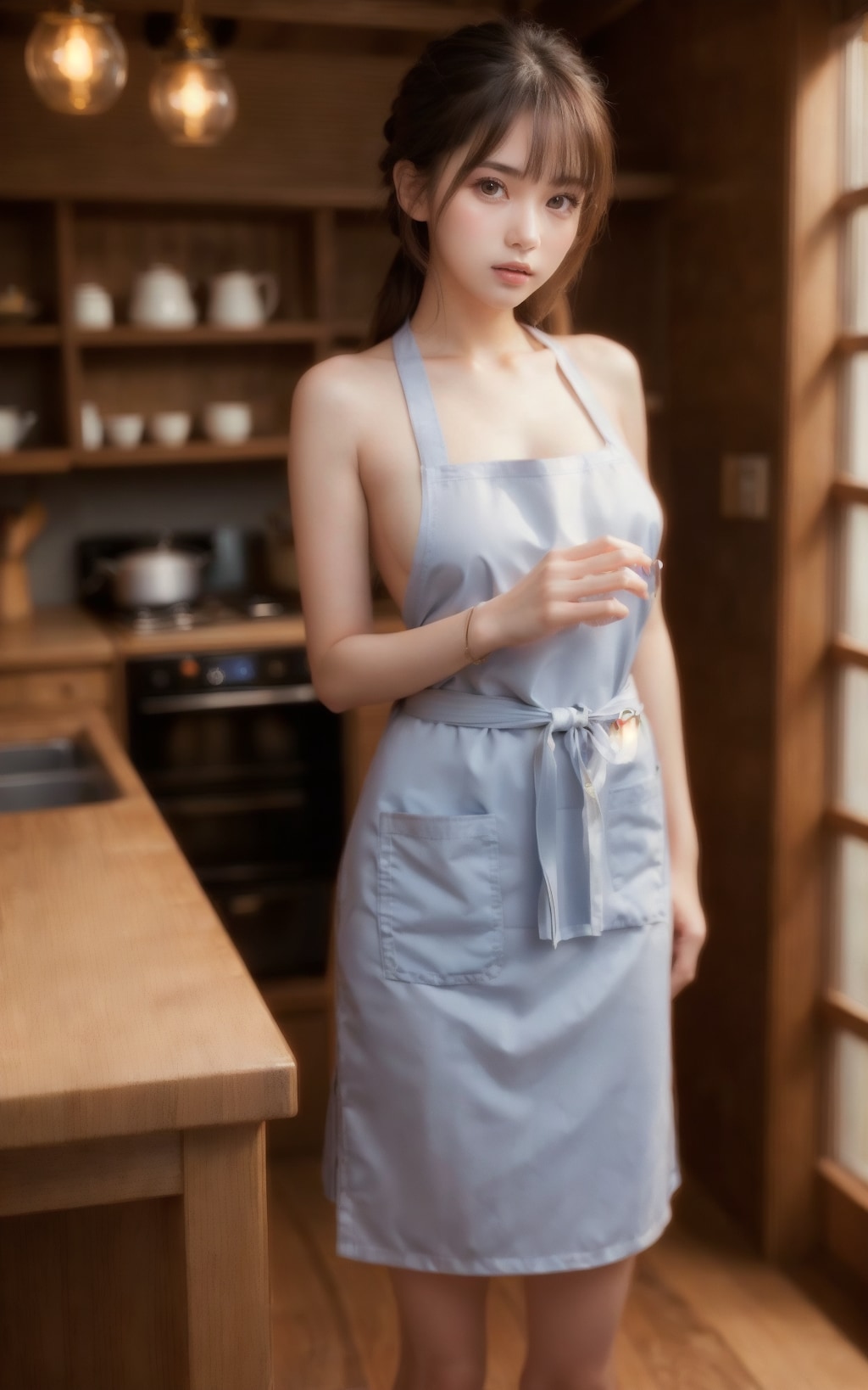 裸エプロン-3
