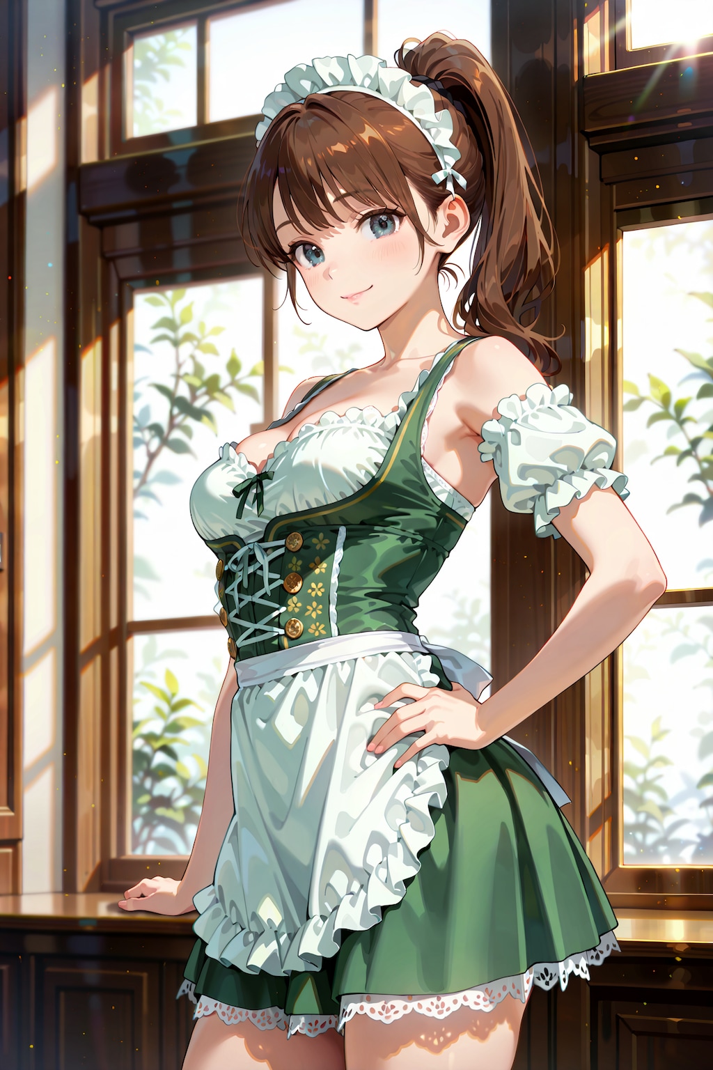 【撮影会】洋館のディアンドル娘 Z806