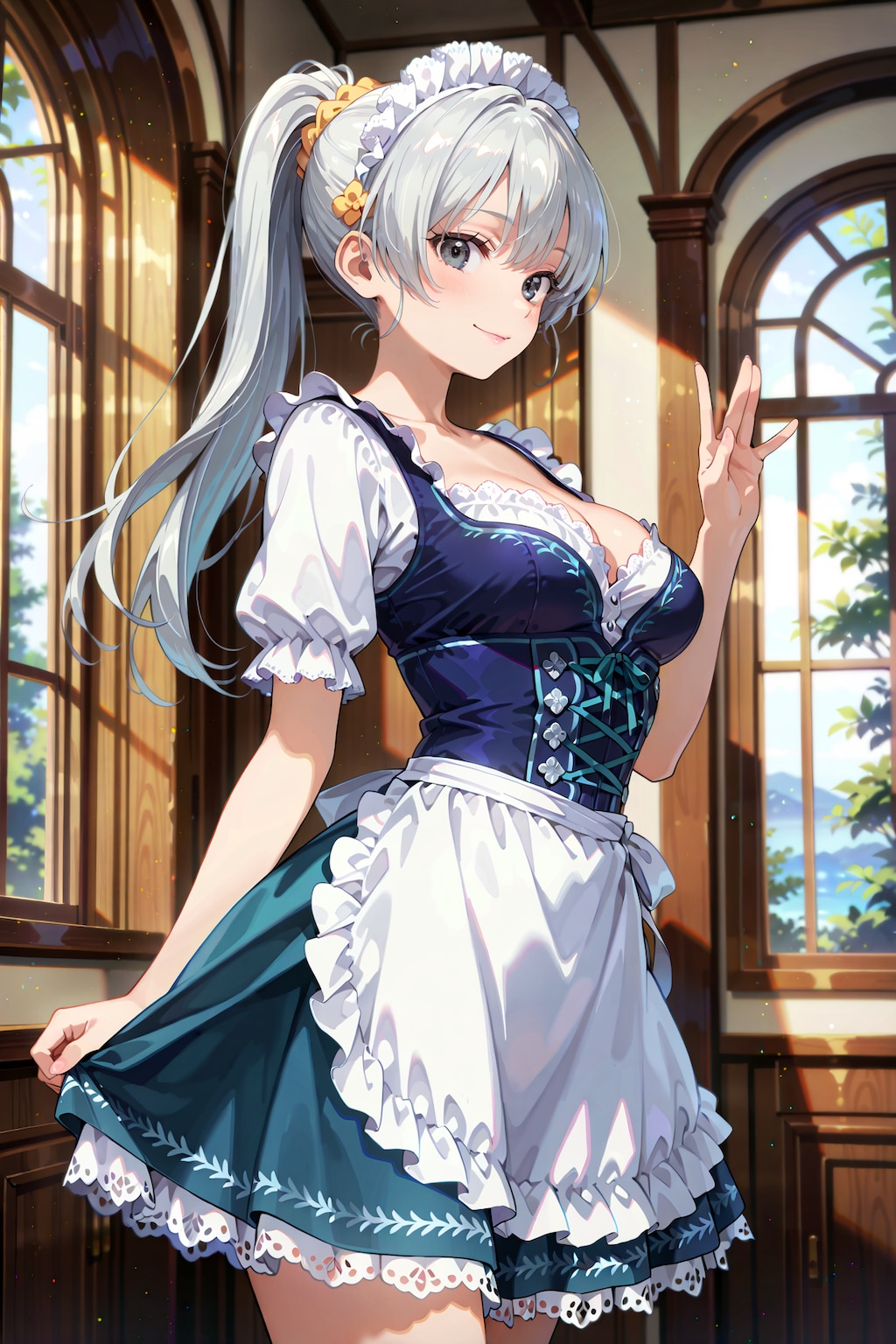 【撮影会】洋館のディアンドル娘 Z806