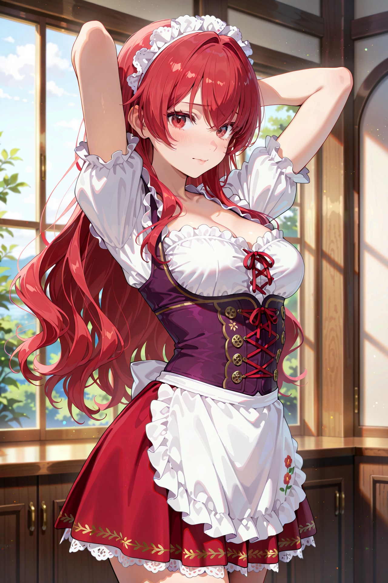 【撮影会】洋館のディアンドル娘 Z806