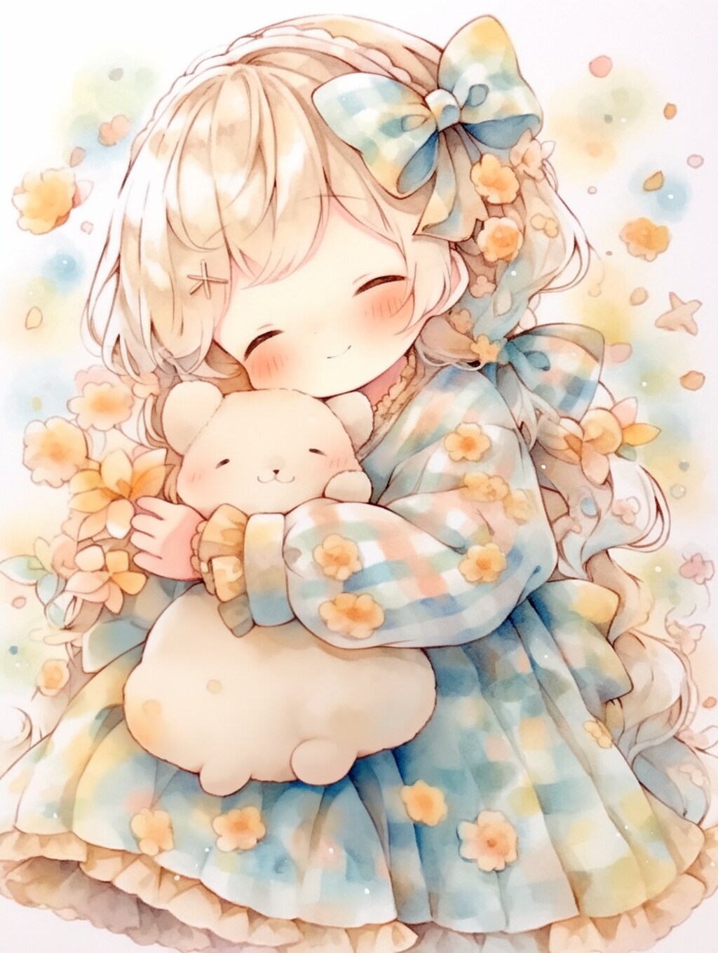 枕を抱いてｽﾔｧ(niji ver.)