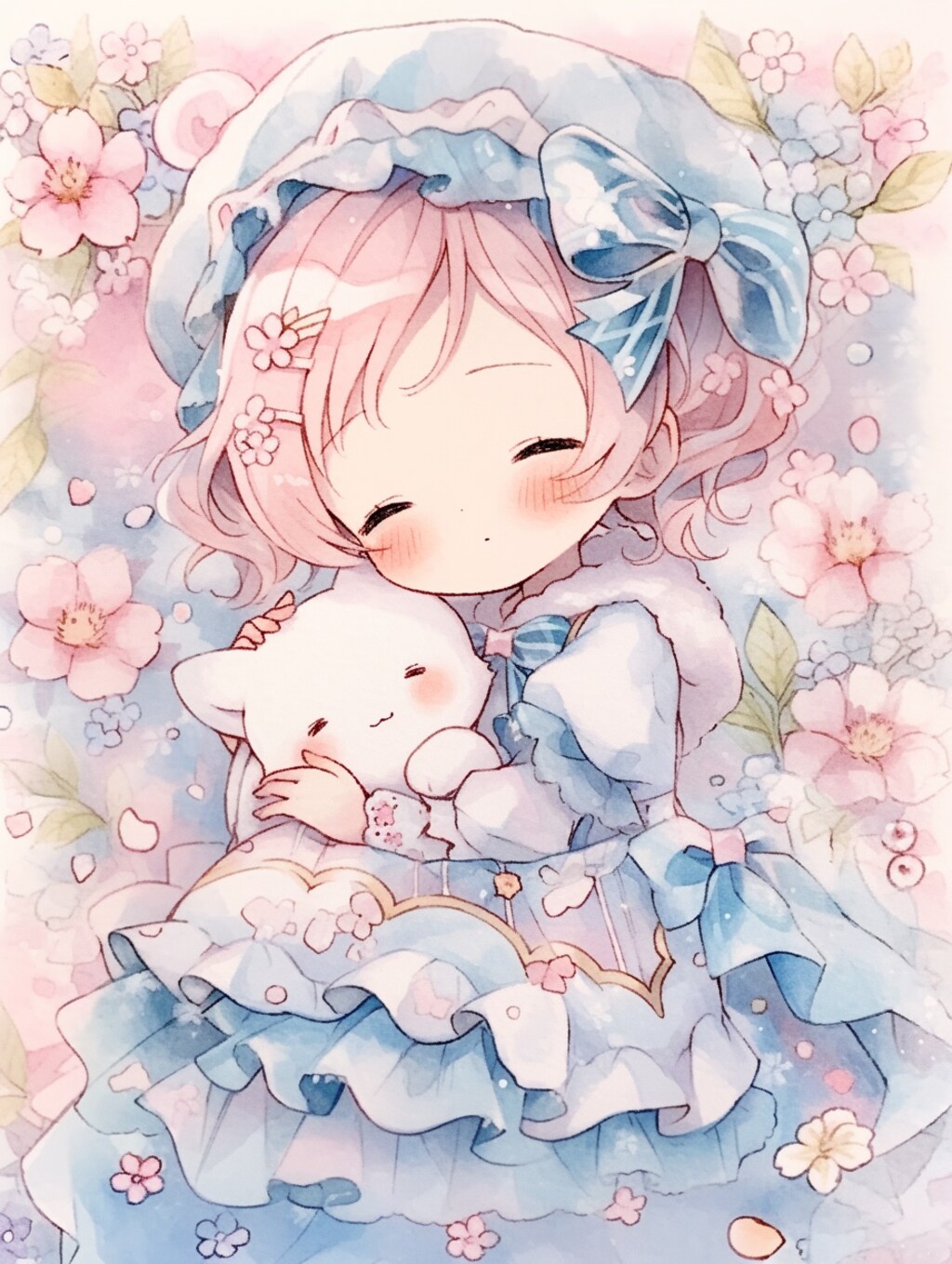 枕を抱いてｽﾔｧ(niji ver.)