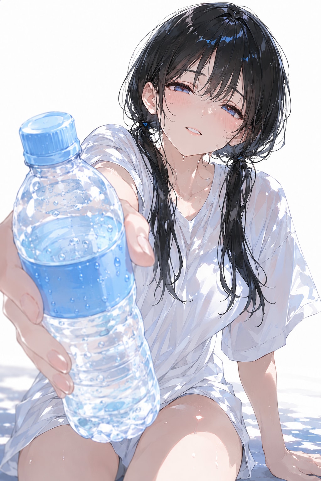 はい､お水。